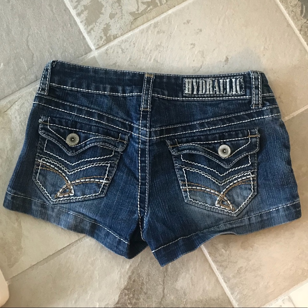 Hydraulic Juniors blue jean shorts